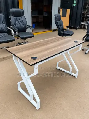 Office Desk With Cable Gromets