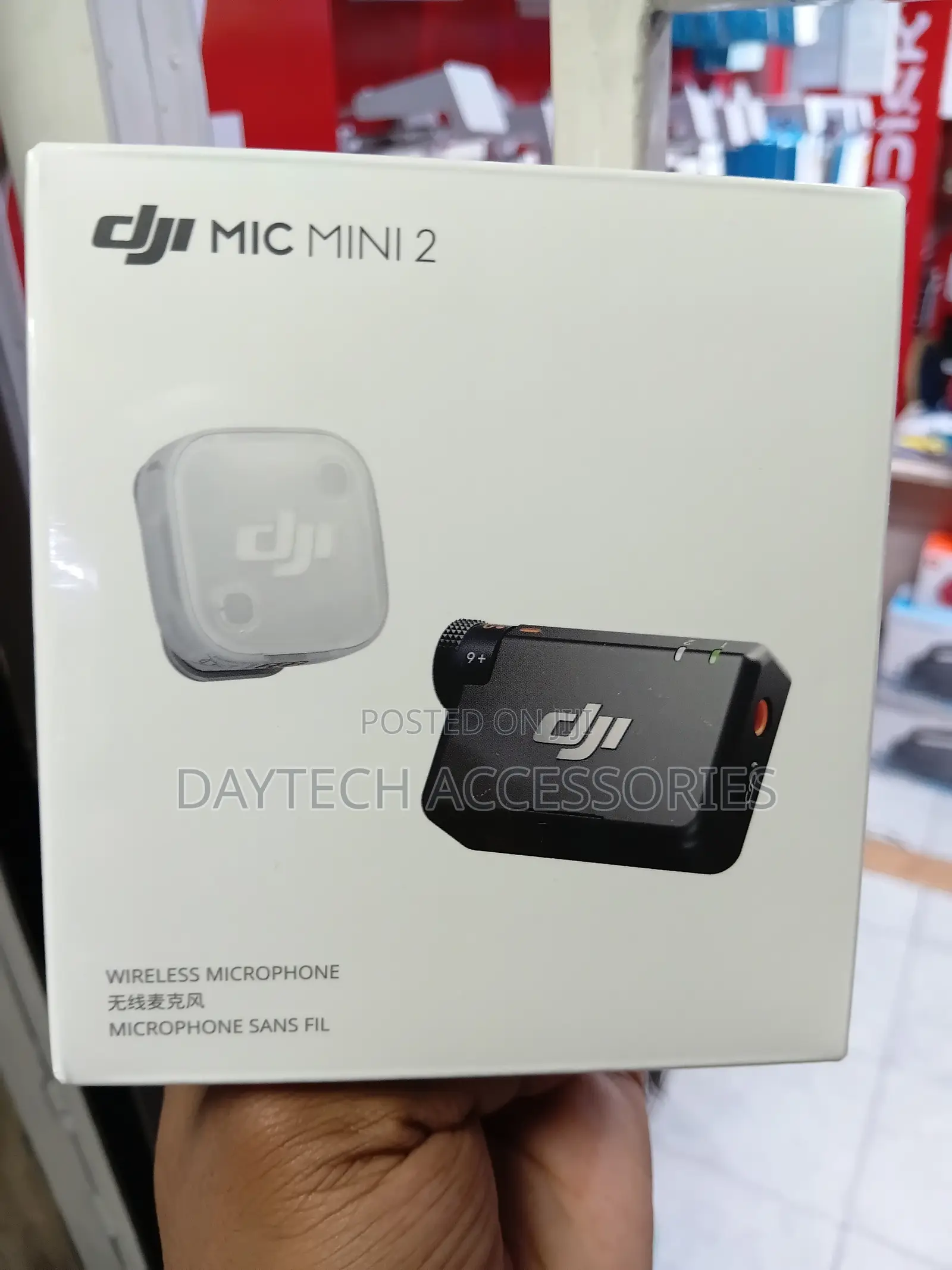 DJI Mic Mini 2(1 TX + 1 RX) Compact Wireless Microphone System (Black)