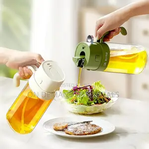 Glass 2 in 1 Oil Jar Capacity:550ml
