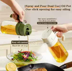 Glass 2 in 1 Oil Jar Capacity:550ml