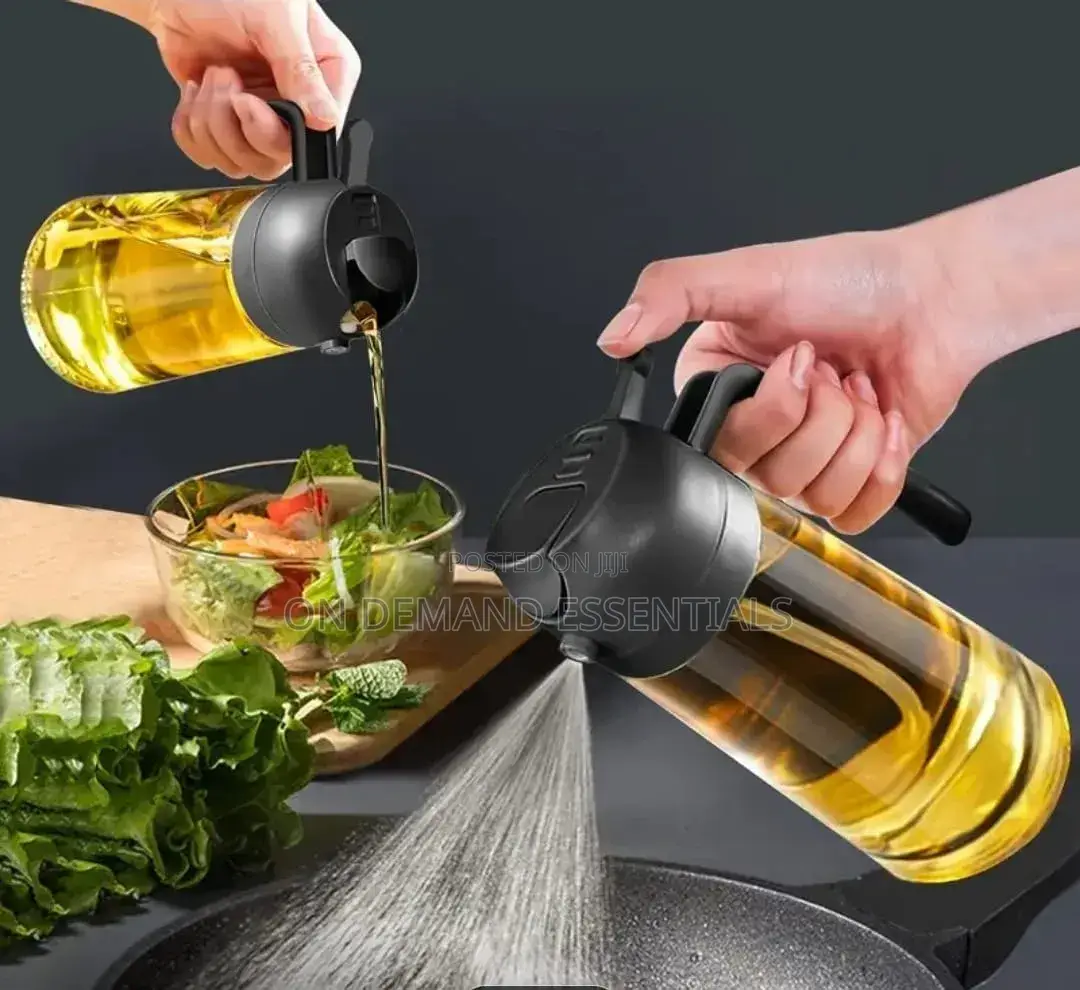 2 in 1 Oil Jar Sprayer Dispenser Capacity:600ml