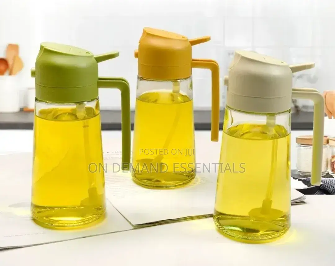 2 in 1 Oil Jar Sprayer Dispenser Capacity:600ml