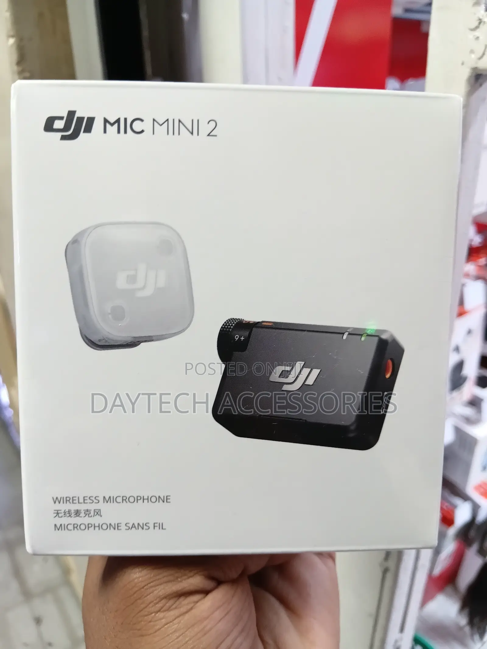 DJI Mic Mini 2 (1TX + 1RX) Wireless Microphone.