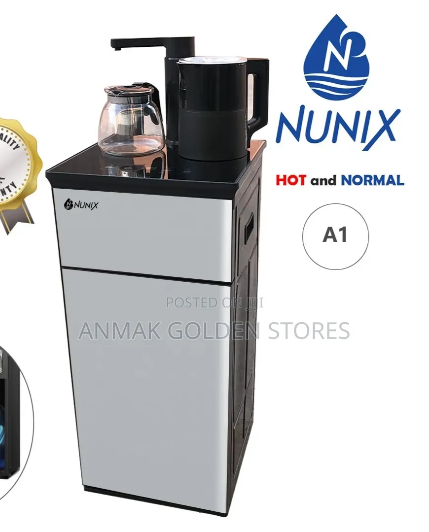 Silver Nunix A1 Bottom Load Hot and normalWater Dispenser