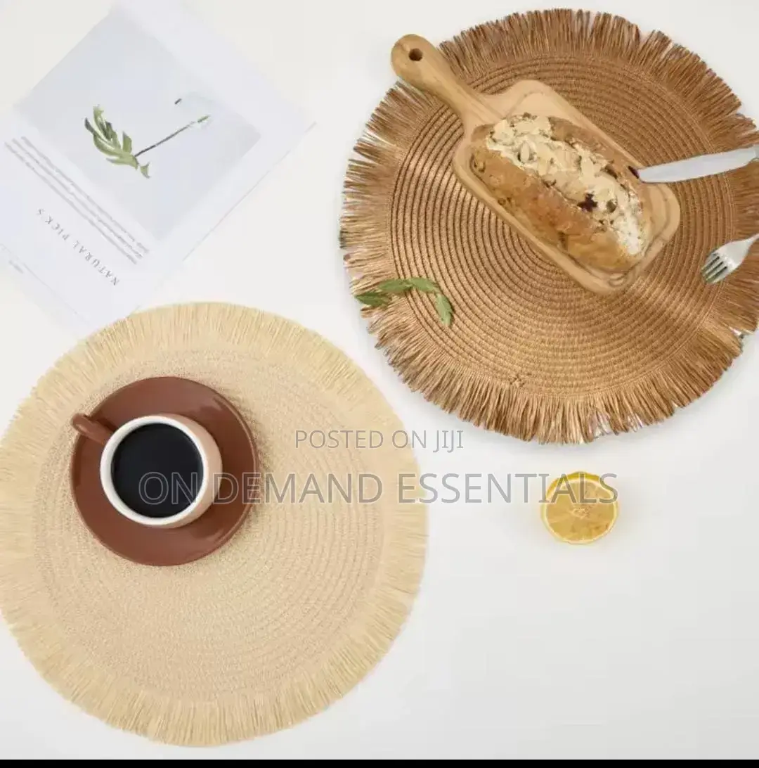 High-Quality Woven Table/Placemats Round Shape