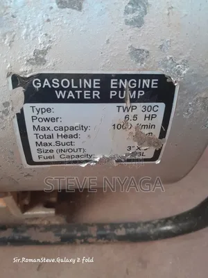 Gasoline Water Generator