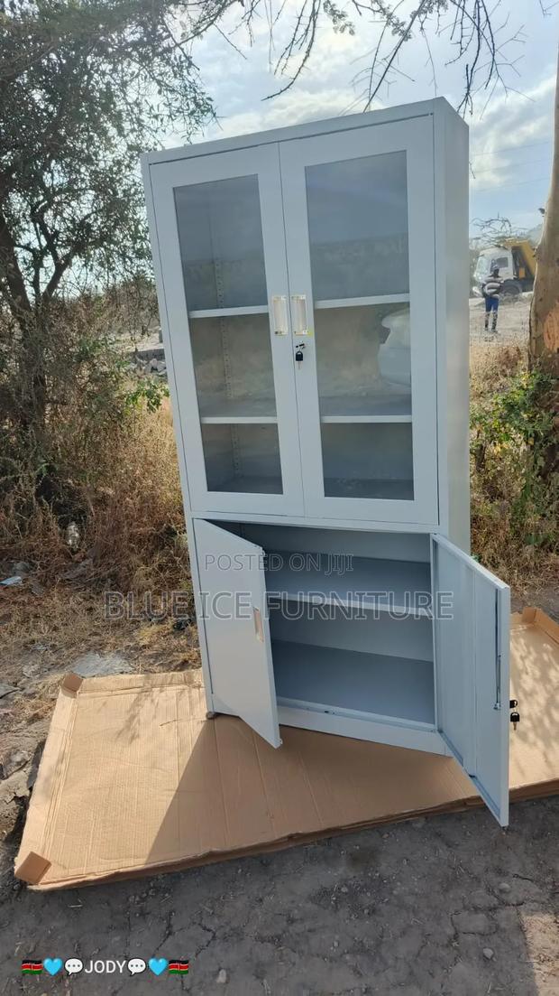 Metal Office Cupboard With 2 Door - thumbnail 3