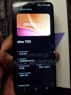 Vivo Y03 64 GB Black