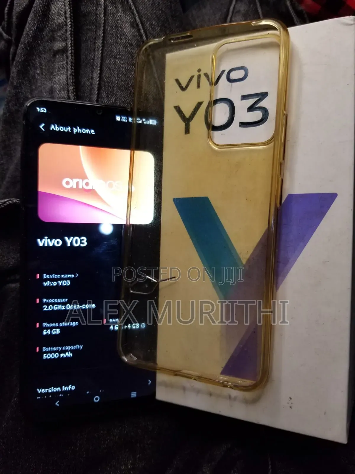 Vivo Y03 64 GB Black