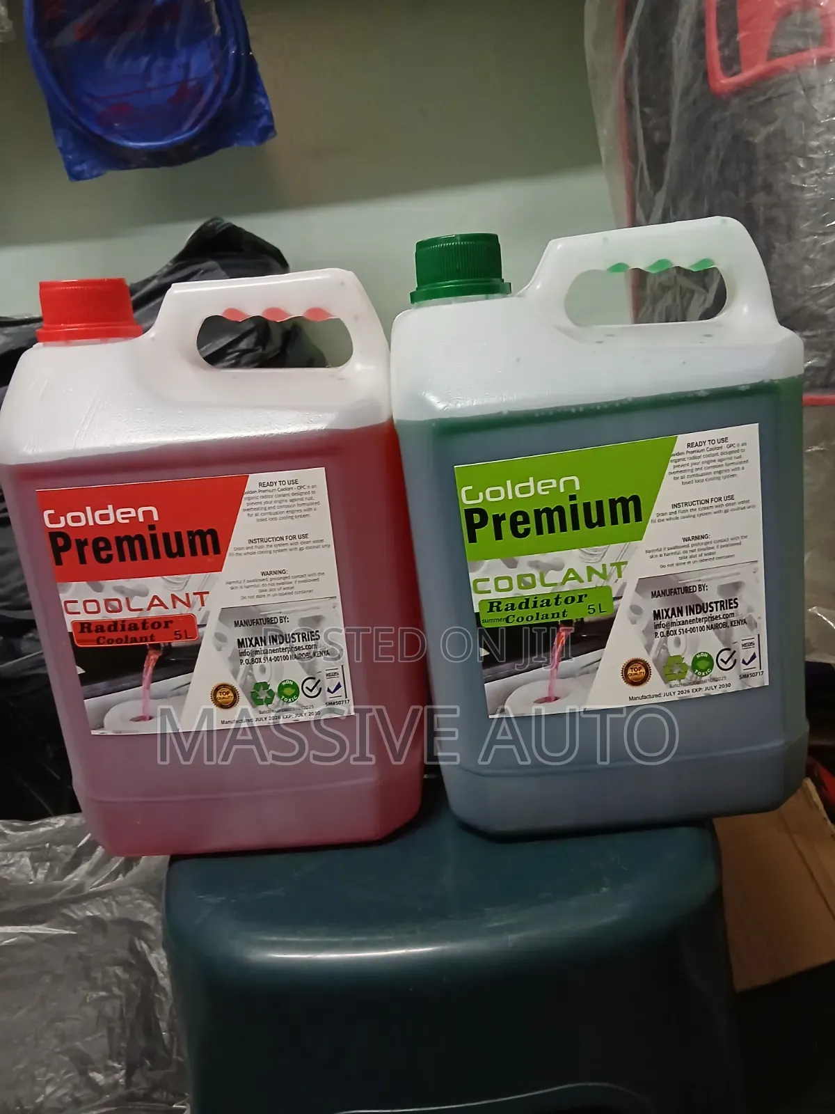 5l Premium Coolant/ Premium Coolant Red Green
