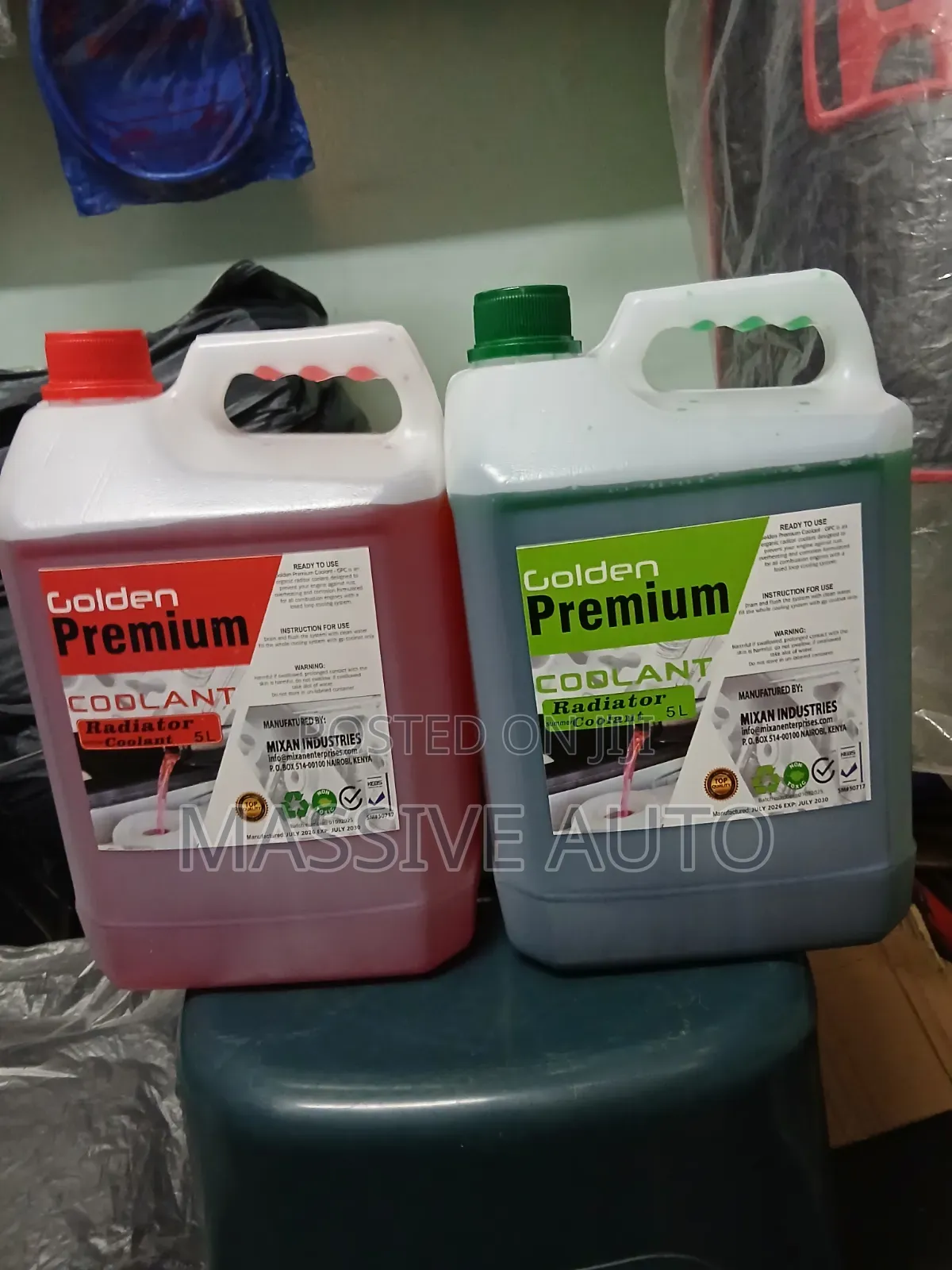 5l Premium Coolant/ Premium Coolant Red Green