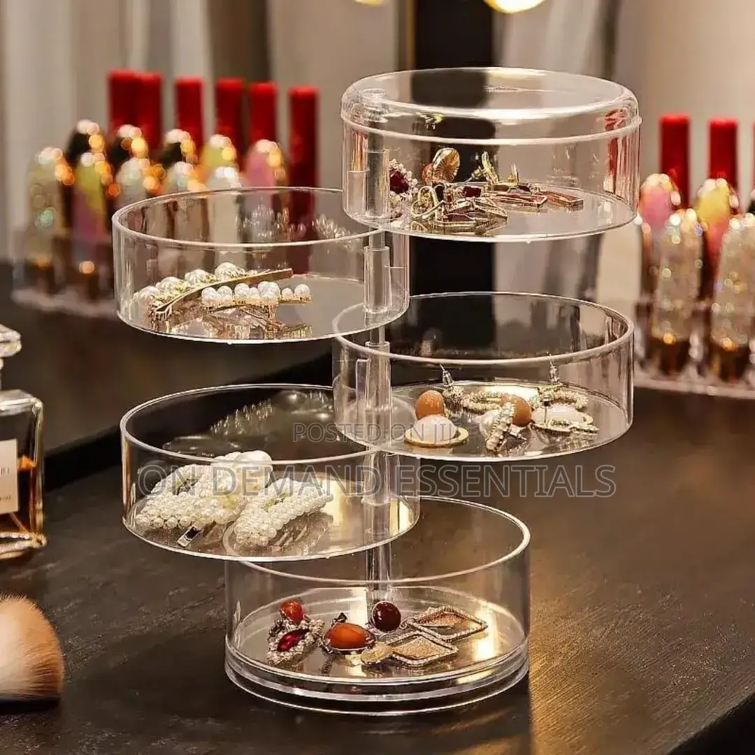 5 Layer Rotating Jewellery Holder Product Size: 11*21cm