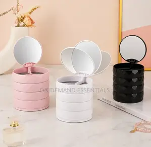 Diamond Pattern Rotating Makeup Organizer/Jewellery Organizer