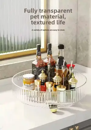 360-Degree Rotating Turntable Organizer