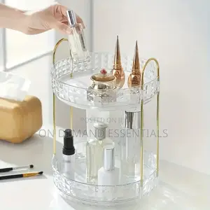 360° Rotating Makeup Storage Rack Multi-Layer Organizer