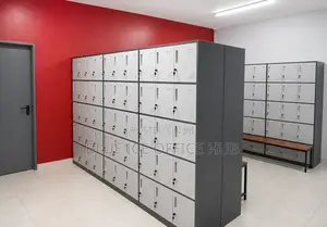 Metal 15 Door Staff School Cabinet