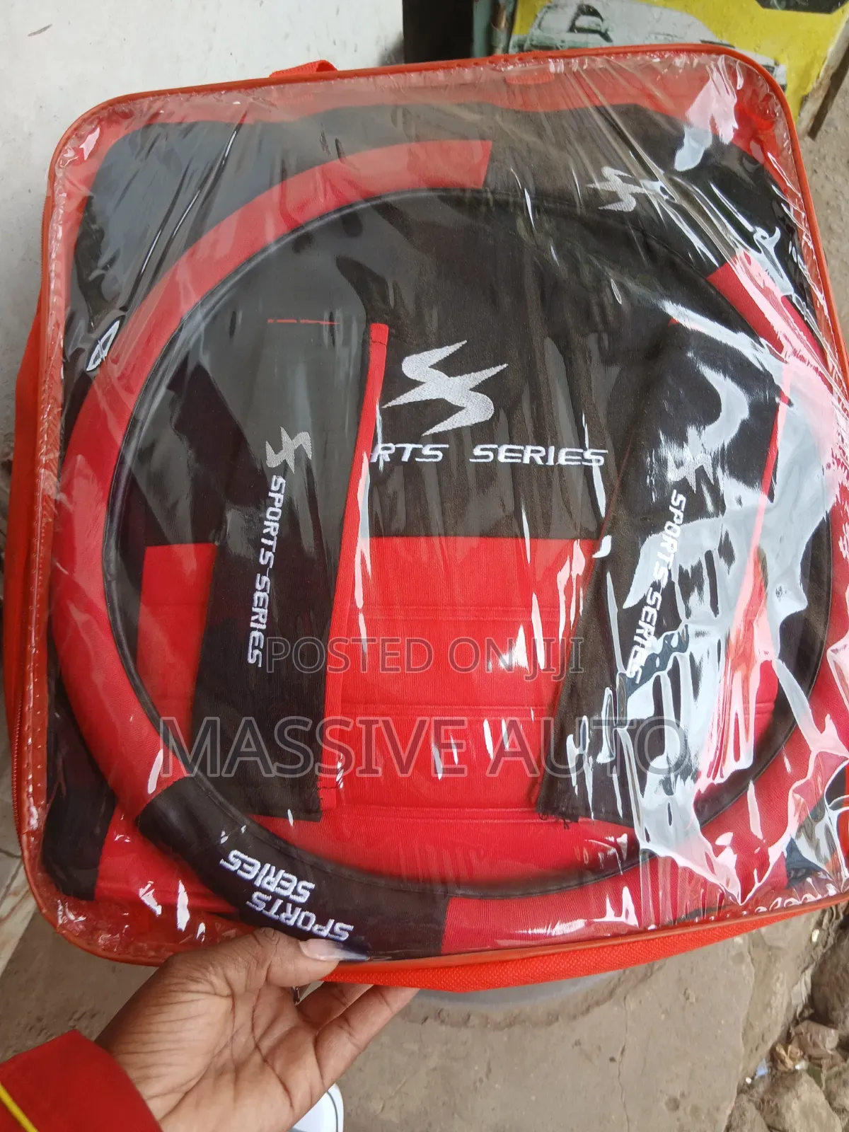 Sports Series Fabric Car Seats Covers 5seater