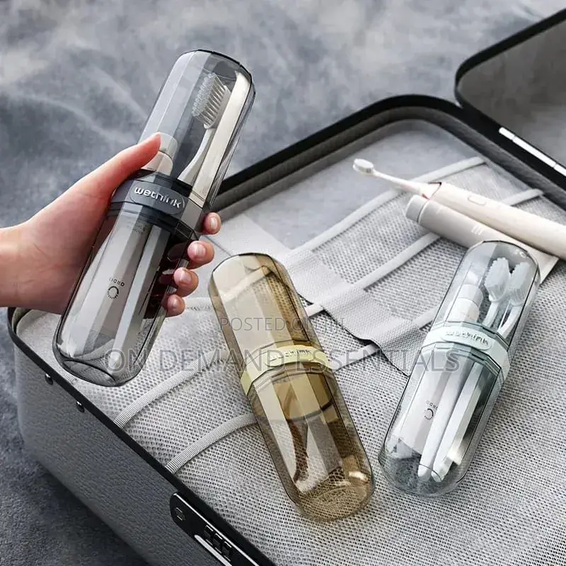 Portable Travel Toothbrush/Toothpaste Holder