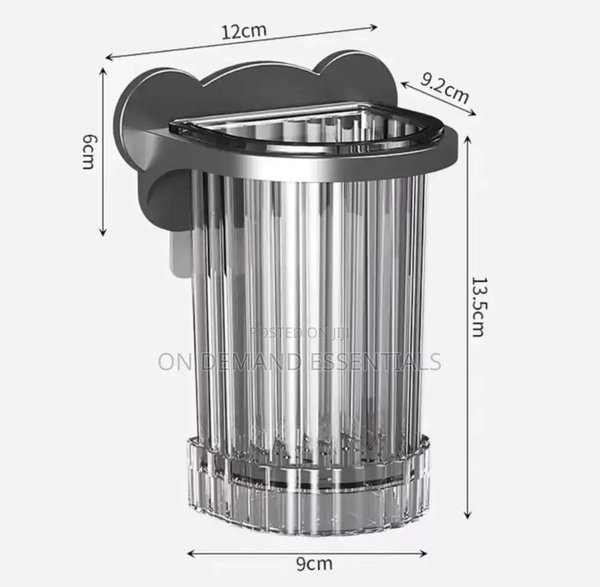 Wall Mount Toothbrush Holder Bathroom Organizer