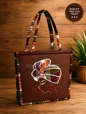 Premium African Print Tote Bag