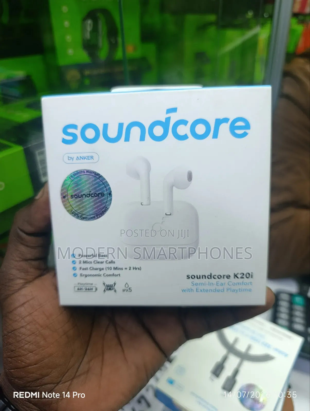 Anker Soundcore K20i | Semi-in-Ear Wireless Bluetooth Earbuds