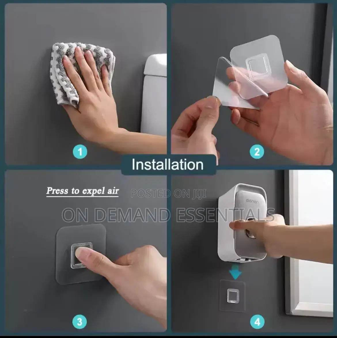 Automatic Toothpaste Dispenser Set