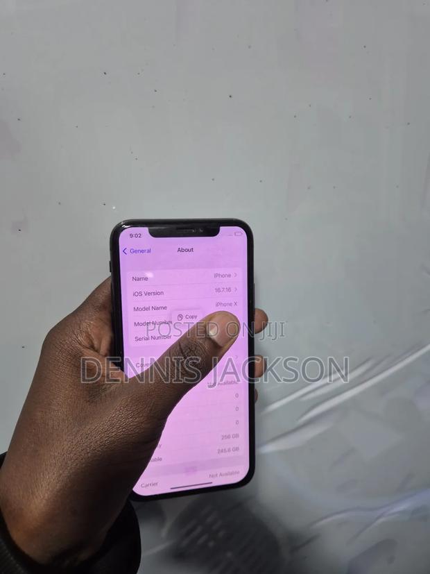 Apple iPhone X 256 GB Black - thumbnail 3
