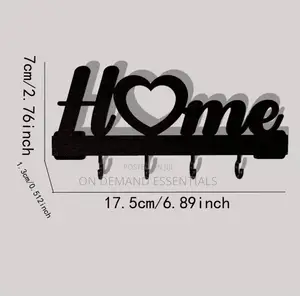 Aluminum Metal Wall Art No Drill Adhesive Key Holder