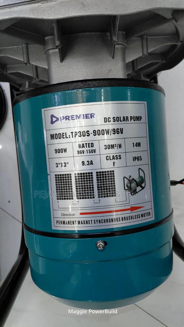 Premier TP30S-900W 96V 3" DC Solar Surface Water Pump - thumbnail 2