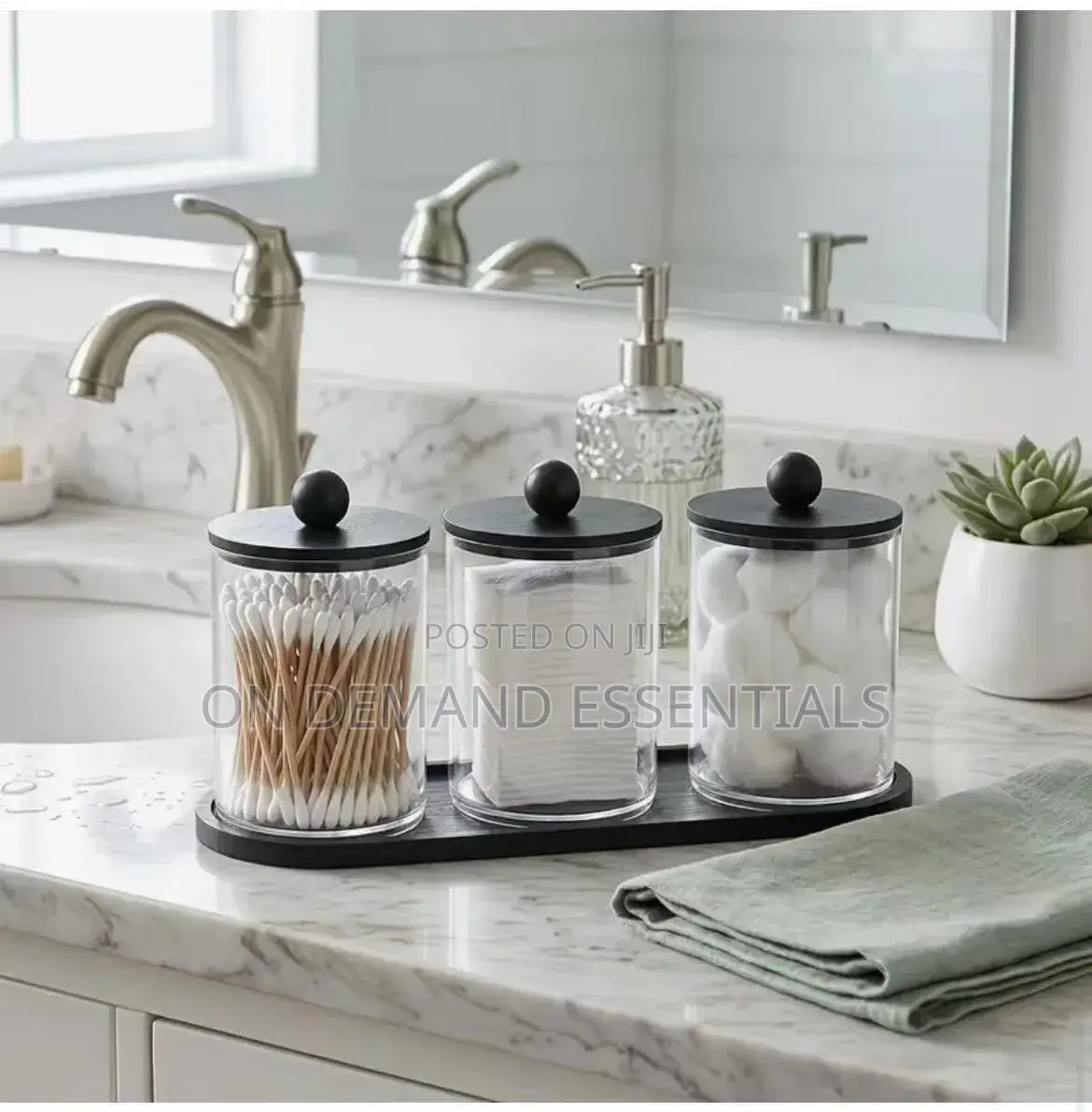 3-Pack Bathroom Organizer Set