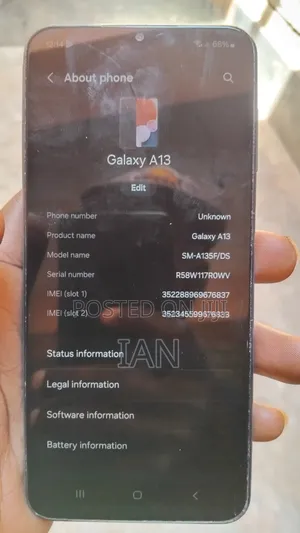 Samsung Galaxy A13 (SM-A137) 64 GB Gray
