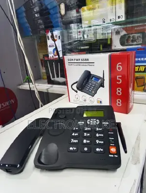 GSM 6588 Dual SIM Home Office Wireless Desk Telephone
