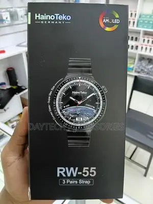 Haino Teko RW-55 AMOLED Smartwatch With 3 Straps