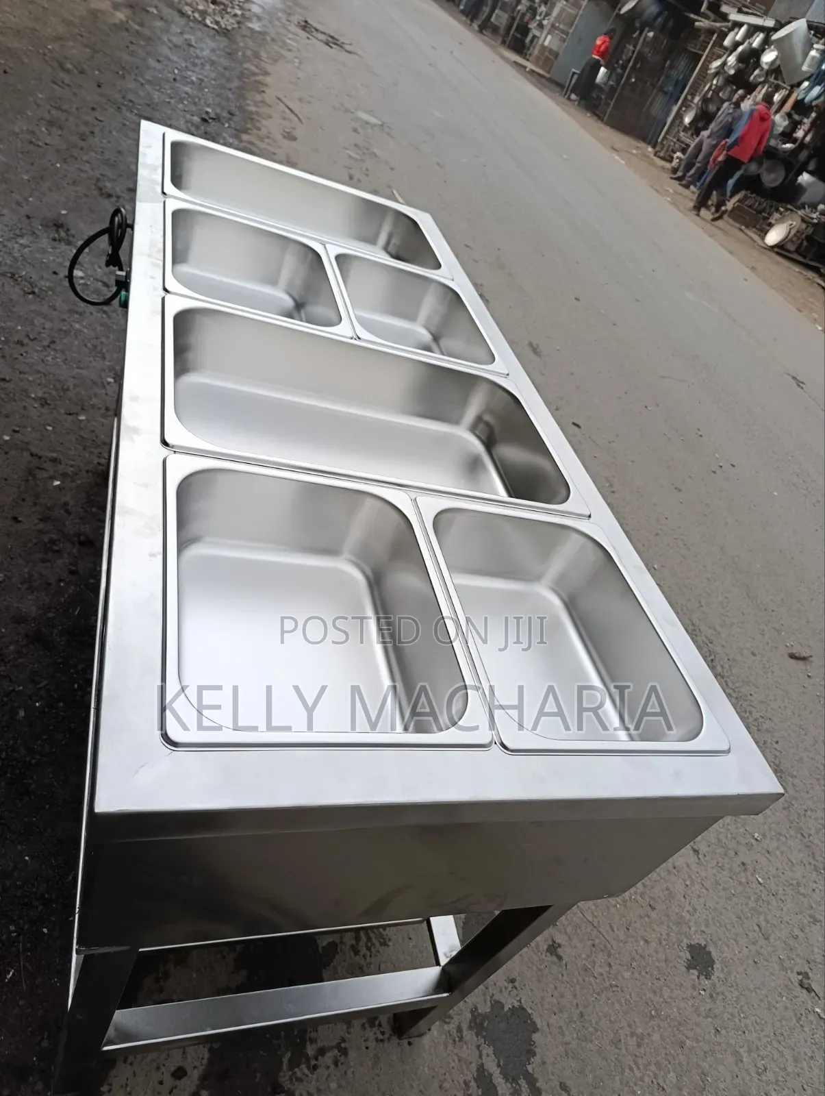 Modernized Stainless Steel Food Warmers and Display