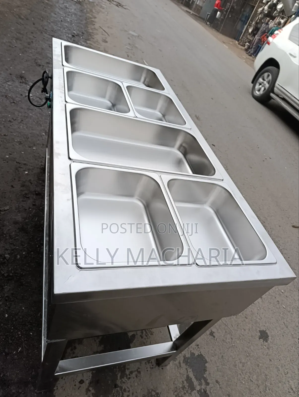 Modernized Stainless Steel Food Warmers and Display
