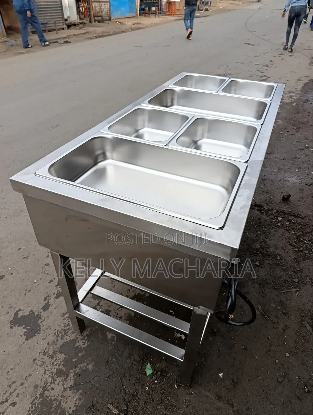 Modernized Stainless Steel Food Warmers and Display