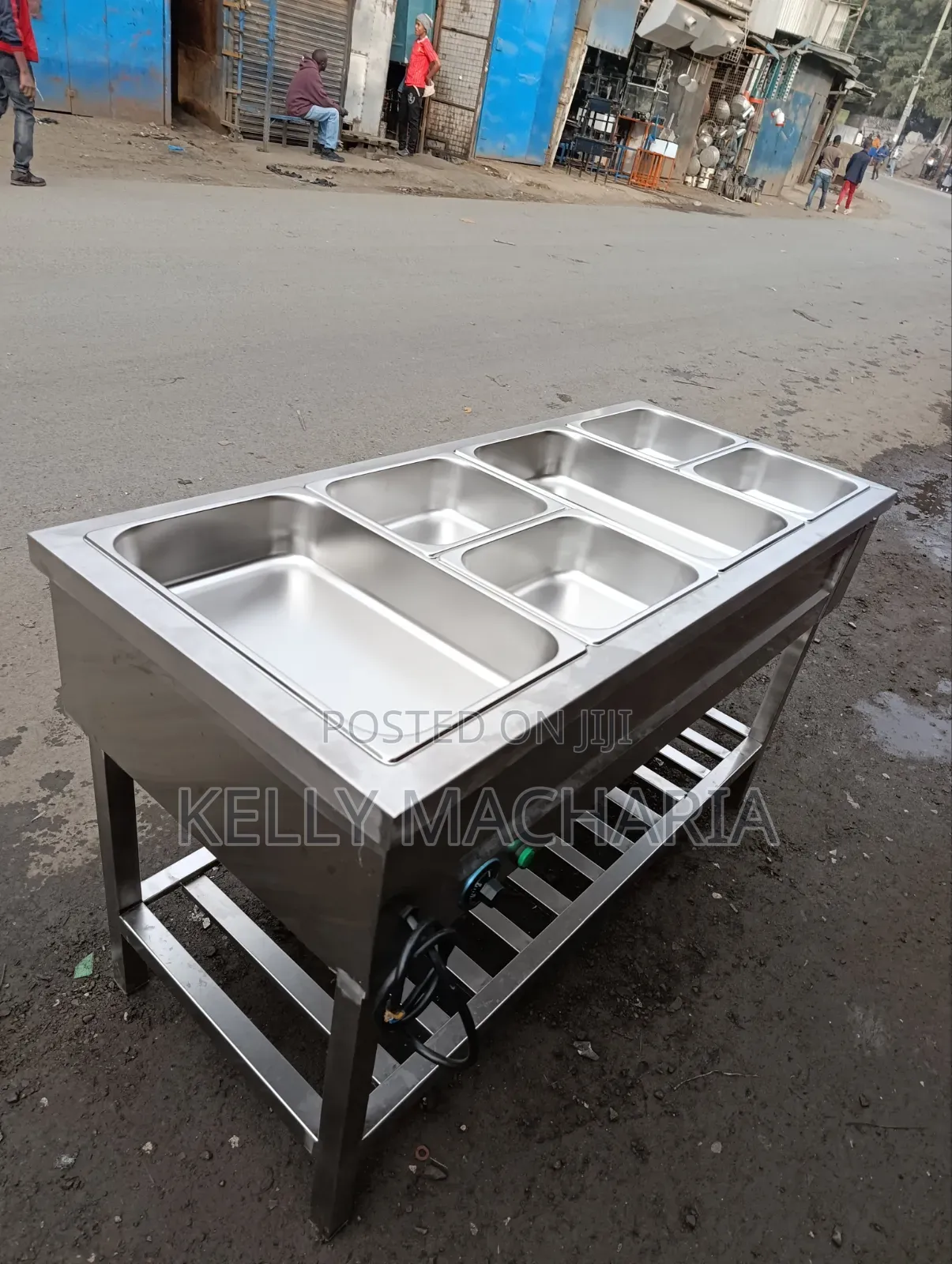 Modernized Stainless Steel Food Warmers and Display