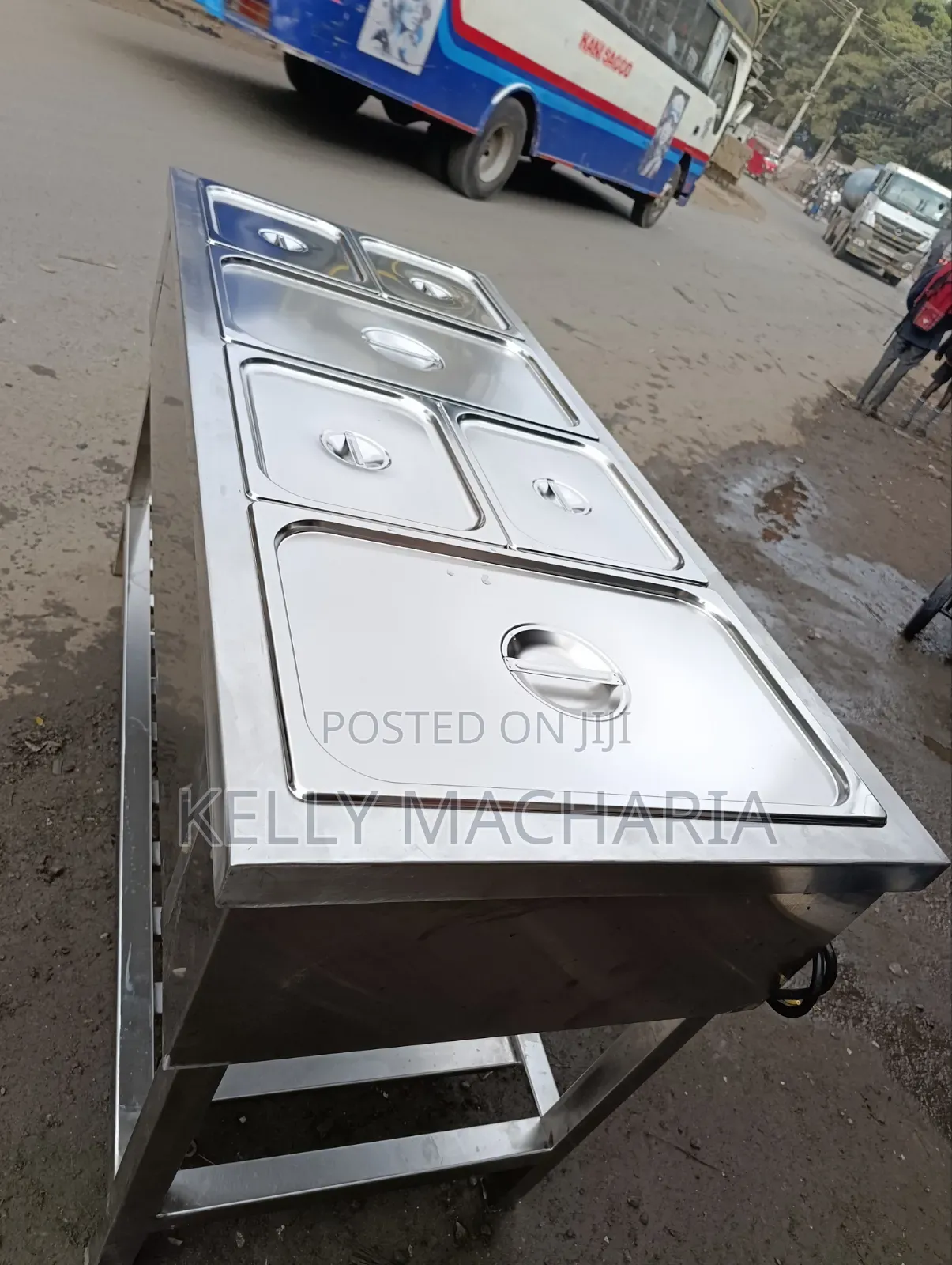 Modernized Stainless Steel Food Warmers and Display