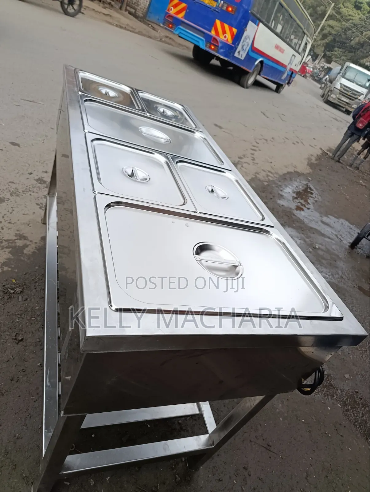 Modernized Stainless Steel Food Warmers and Display
