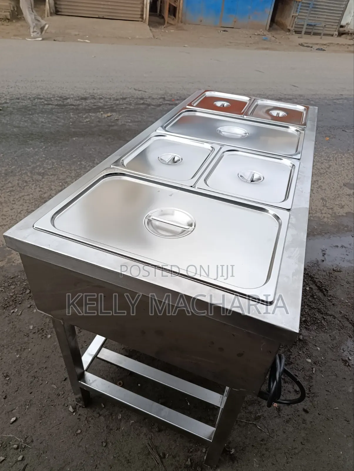 Modernized Stainless Steel Food Warmers and Display