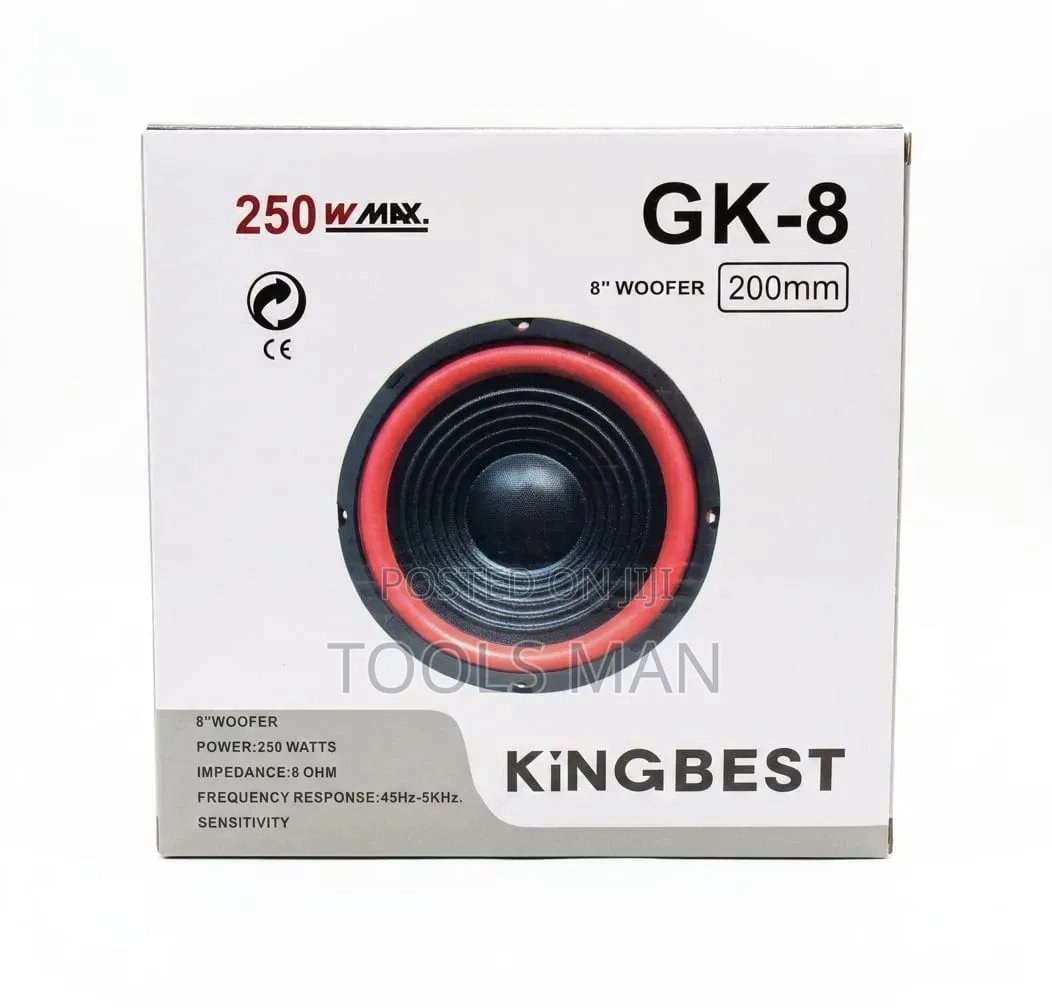 Kingbest 8 Inch Woofer Speaker 250W - GK-8.