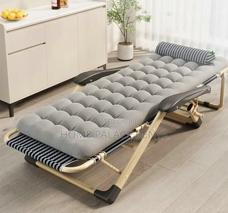 Foldable Lounger: Dual Purpose Convertible Chair to Bed Lounger