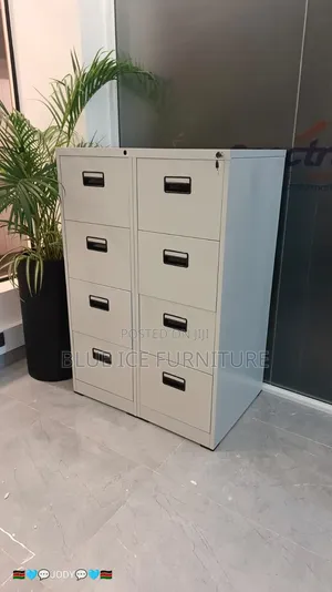 Strong Metallic 4 Drawer Storing Cabinet With Locks
