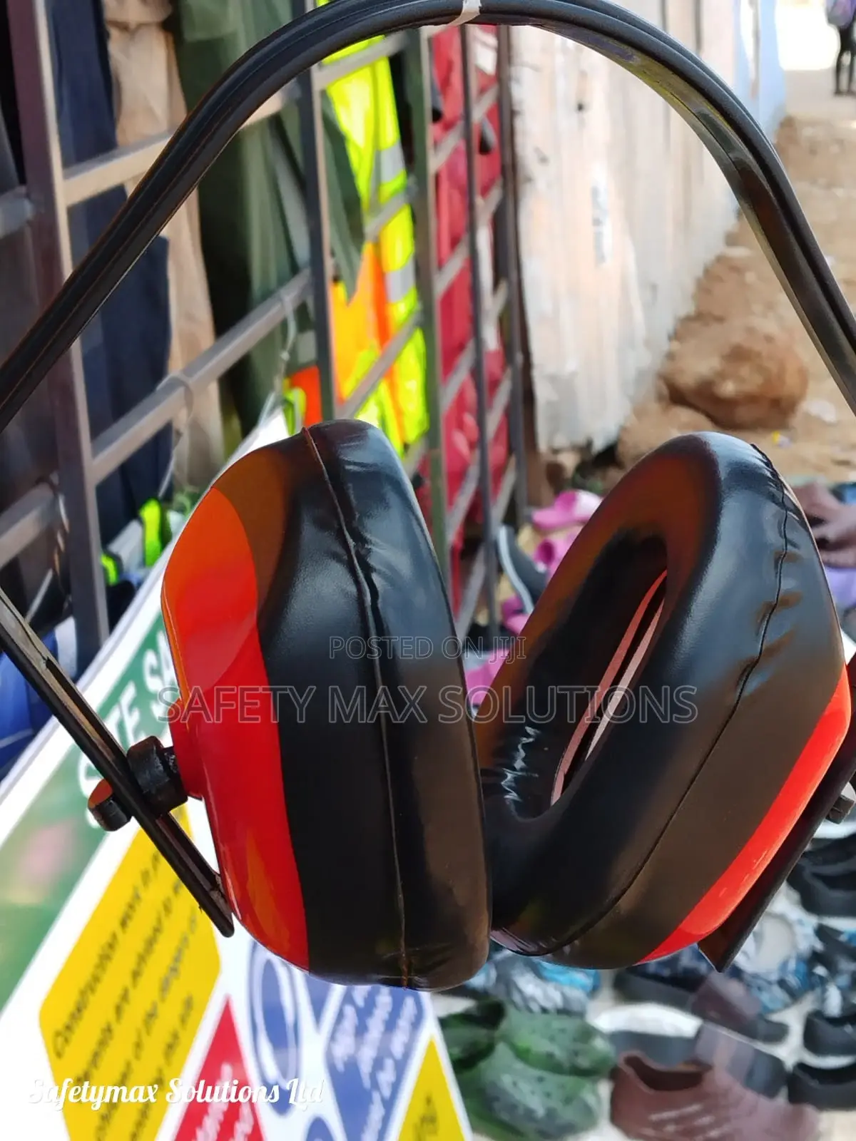 Safety Ear Muffs Red