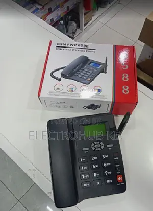 Fixed Wireless GSM Desk Phone 6588 Dual SIM Home Use