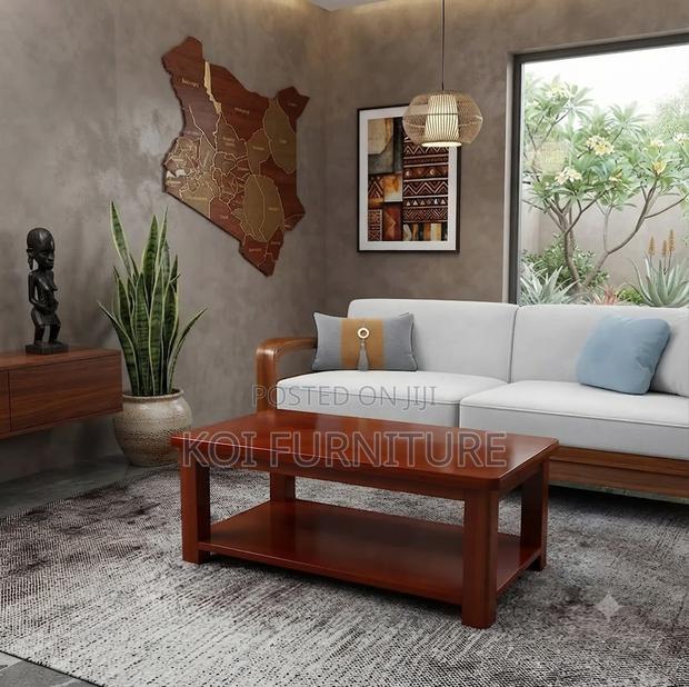 Coffee Table; Mahogany Prestidge Executive Home Office Coffee Table - main view