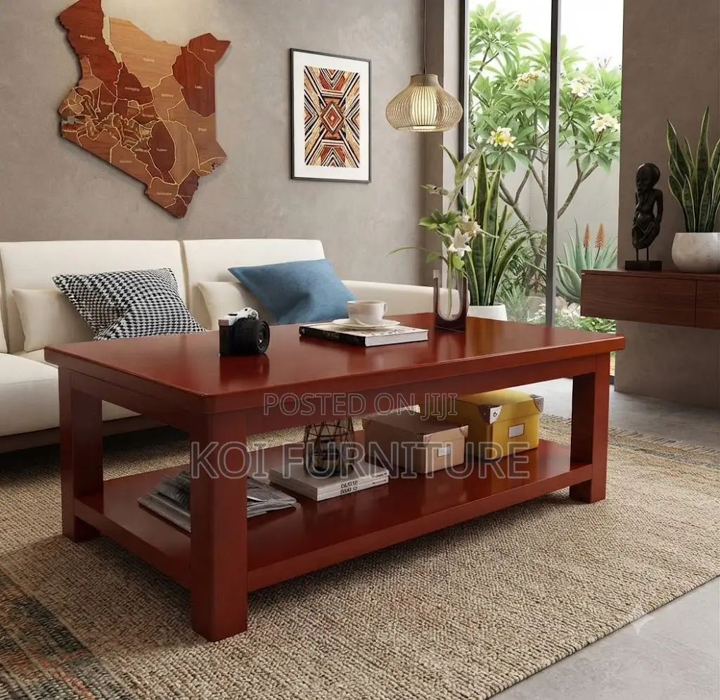 Coffee Table; Mahogany Prestidge Executive Home Office Coffee Table
