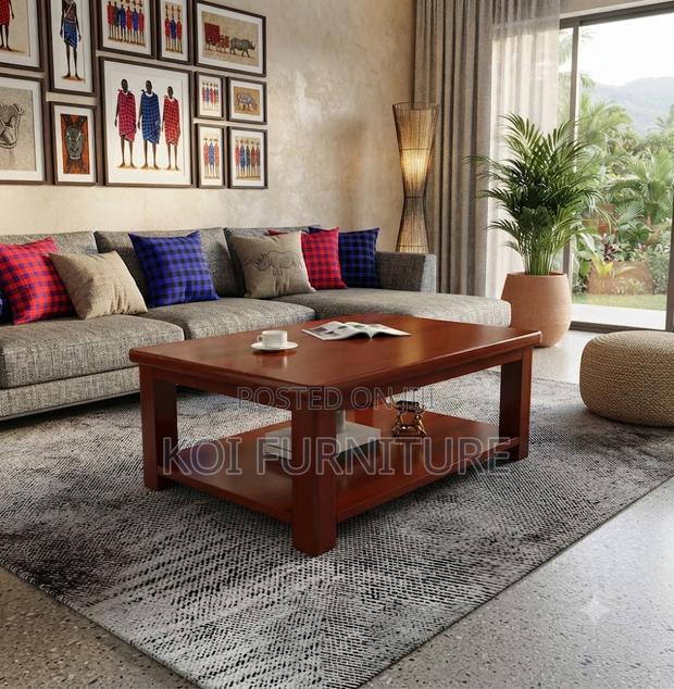 Coffee Table; Mahogany Prestidge Executive Home Office Coffee Table - thumbnail 4