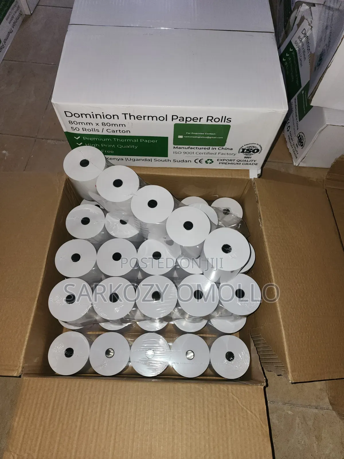Premium 80×80mm Thermal Paper Rolls for POS Printers
