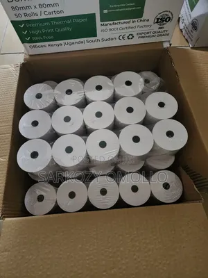 Premium 80×80mm Thermal Paper Rolls for POS Printers
